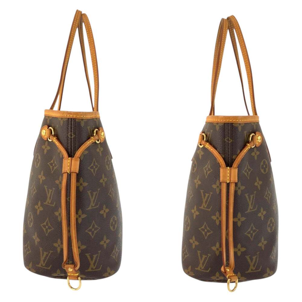 LOUIS VUITTON Brown Monogram Neverfull PM Tote Bag - Picture 7 of 10